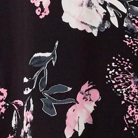 seaside pink floral print