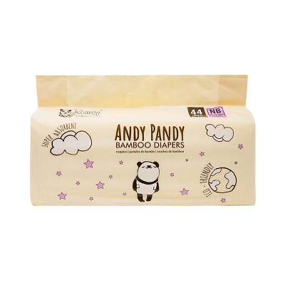 Andy Pandy Bamboo Diapers Pack - Size 1 - 44ct