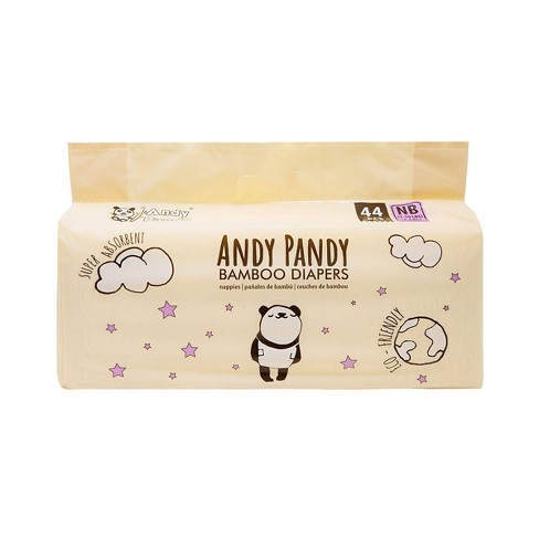Andy Pandy Bamboo Diapers Pack Size 1 44ct Target