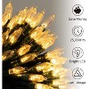 FAAYFIAN 2-Pack 18 ft 50-LED Warm White Battery-Operated Christmas String Lights, Waterproof Mini Lights for Trees, Wreaths and Indoor/Outdoor D¨¦cor - 2 of 4