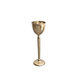 Storied Home Cast Aluminum Bottle Cooler, Gold Finish - 1 of 3