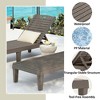 Whisen 2-Piece Outdoor Polypropylene Chaise Lounge Chair Set with Adjustable Backrest - 4 of 4