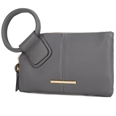 MKF Collection Luna Vegan Leather Women's Clutch/Wristlet by Mia K