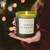Sweet Water Decor Home for the Holidays 15oz Matte Candle - Green - 3 of 3