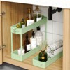 YIGII Slim Storage Cart 3 Tier,Bathroom Organizer Rolling Utility,Mobile Shelving Unit Slide Out for Kitchen, Laundry Room & Narrow Places - 4 of 4
