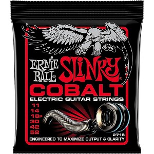 Ernie Ball Cobalt Burly Slinky Electric Guitar Strings 11-52 Gauge - 1 of 2