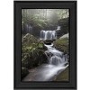 HomeRoots Ricketts Waterfall Black Framed Print Wall Art - 4 of 4
