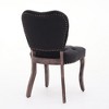 Ridstar 2 Piece Dining Chairs, Armless Chair For Dining Room-Black - 3 of 4