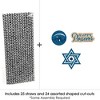 Big Dot of Happiness Happy Passover - Paper Straw Decor - Pesach Party Striped Decorative Straws - Set of 24 - 3 of 4