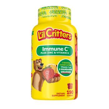 L'il Critters Immune C Dietary Supplement Gummies - Fruit - 190ct