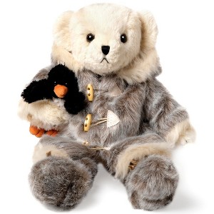 Bearington Iggy and Lou, Penguin & Polar Bear for Christmas Decoration, 14 Inch Christmas Teddy Bear, Ideal Christmas Bear Gift - 1 of 4