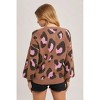 Women's Leopard Colorblock Sweater - BluIvy - 2 of 4