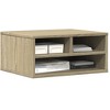 Aghana Digitals Sonoma Oak Engineered Wood Printer Stand with Storage Shelf - 19.3"x15.7"x8.9" - 4 of 4