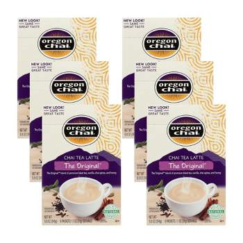 Oregon Chai The Original Chai Tea Latte Mix - Case of 6 boxes/8 ct