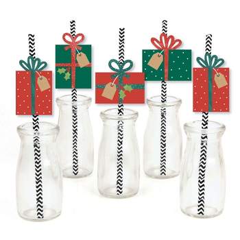Christmas Paper Straws for Party Decoration - ECOPAK