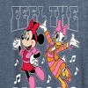 Women's - Disney - Minnie Mouse and Daisy Feel The Music Short Sleeve Graphic T-Shirt - 2 of 4