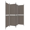 vidaXL 4-Panel Room Divider Anthracite 78.7"x70.9" Fabric - 4 of 4