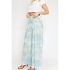 Women's WIDE LEG DRAWSTRING PANT - OLIVACEOUS - 2 of 3