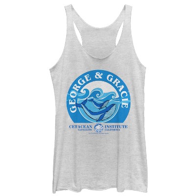 Women's Star Trek IV: The Voyage Home George & Gracie Whales Racerback Tank Top