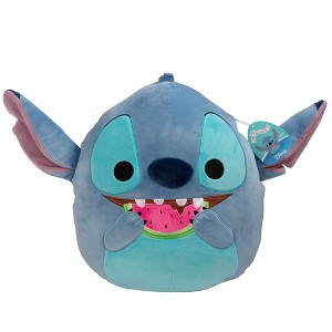 Squishmallows Jumbo Disney 14" Stitch w Watermelon - 2025 Lilo and Stitch Movie Plush - Collectible Stuffed Animal Toy - Gift for Kids, Girls & Boys - 1 of 4