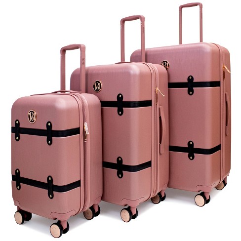 19V69 ITALIA Vintage 3-Piece Expandable Retro Luggage Set (5 Colors)