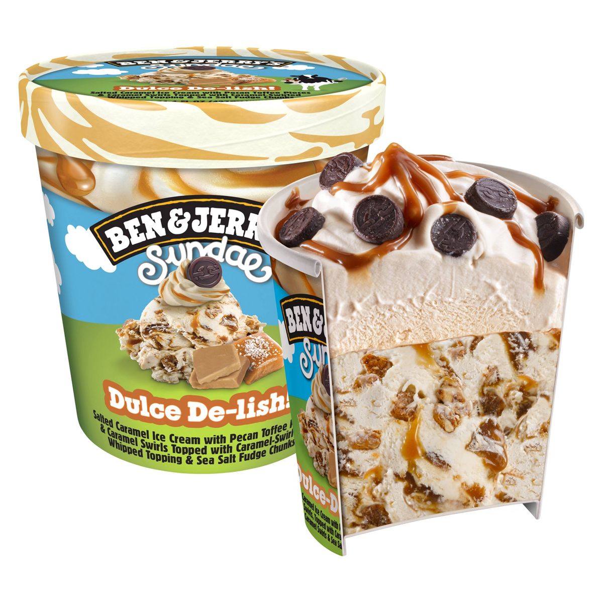 Ben & Jerry's Dulce Delish Sundae - 14.44 fl oz: Fair Trade Certified - thumbnail 3