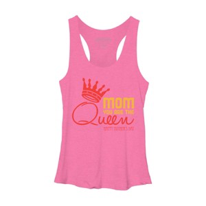 Women's Design By Humans Mother's Day Mom You Are The Queen By tmsarts Racerback Tank Top - 1 of 2