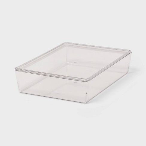 Rectangle Clear Plastic Tray : Target