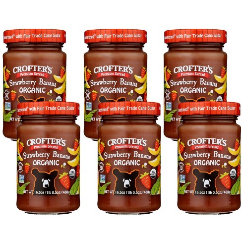 Crofter's Organic Strawberry Banana Premium Spread - Case of 6/16.5 oz - image 1 of 4