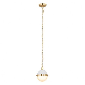 Elk Home Harmelin 1 - Light Pendant in  White - 1 of 3