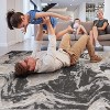 LunaLulinlk 5X7 Grey /Abstract Non-Shedding Stylish and Stain Resistant Area Rug - 3 of 4
