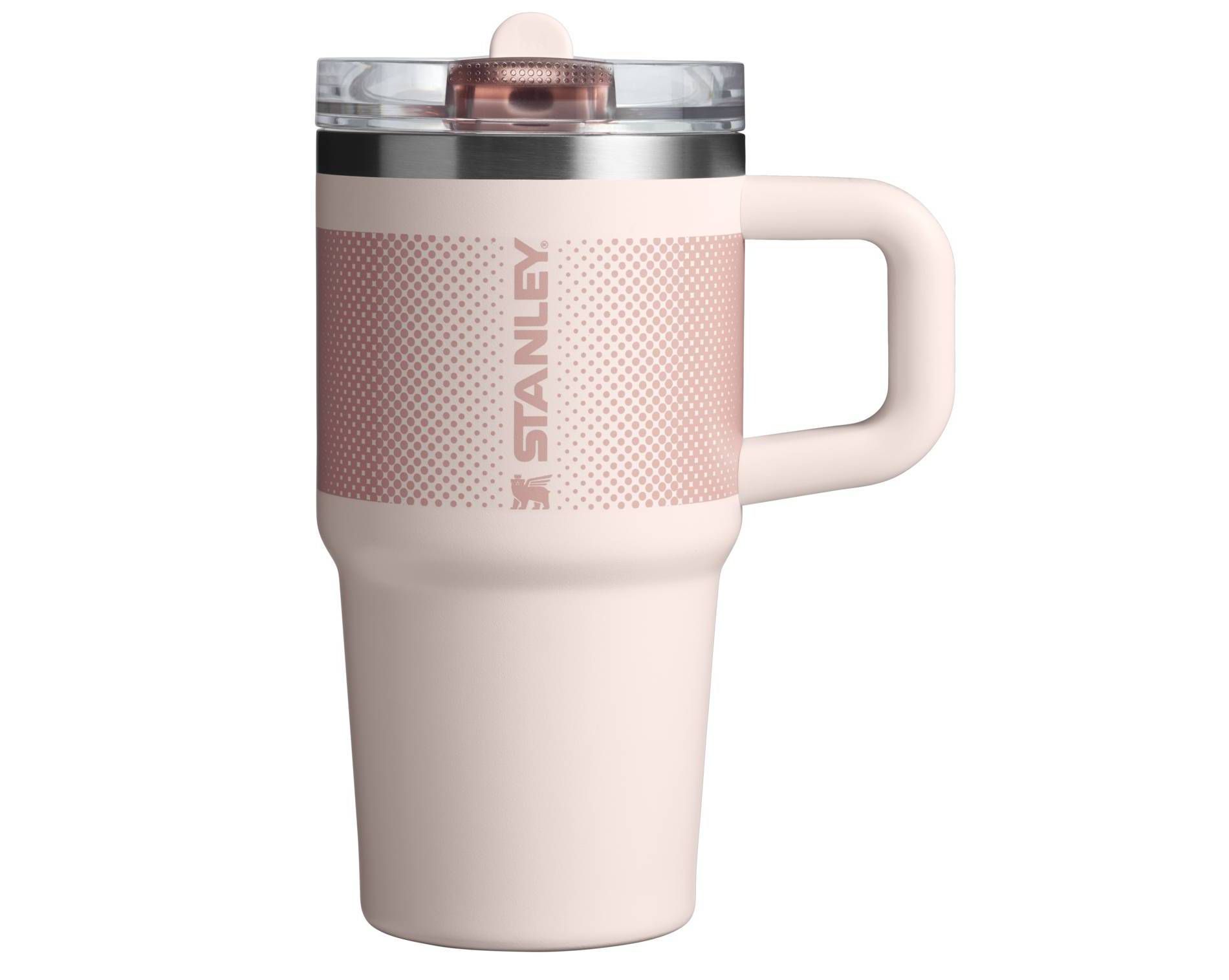 Stanley 20 oz Stainless Steel Quencher ProTour Tumbler Rose Quartz Fade
