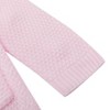 BLUEMING Girls' Oversized Chunky Knit Cardigan Jacket Front Button Thick Sweater with Snug Comfort - 4 of 4