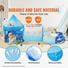 VEVOR 3 in 1 Kids Play Tent with Tunnel, Basketball Hoop for Boys, Girls, Babies and Toddlers, Indoor/Outdoor Pop Up Playhouse, Blue - 3 of 4
