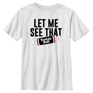 Boy's Tootsie Roll Let Me See That Slogan T-Shirt - 1 of 4
