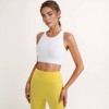 Anna-Kaci Active Women's Sports Bra with Double Strap Detail and Wide Hem Band for Medium Support - 2 of 4