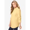 Roaman's Women's Plus Size Long Sleeve Kate Big Shirt - 4 of 4