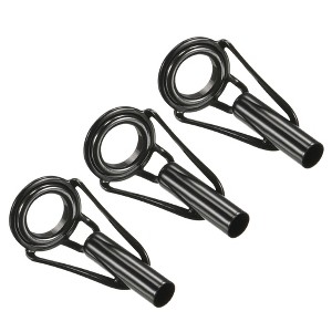 Unique Bargains Tube Dia Fishing Rod Tips Repair Kit Stainless Steel Ring Guide - 1 of 4