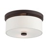 Livex Lighting Meridian 2 - Light Flush Mount in  Bronze - 4 of 4
