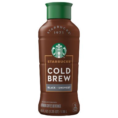 Starbucks Black Unsweetened Cold Brew Coffee - 40 fl oz