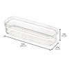 iDesign Drawer Organizer Bin - Set of 3 - Clear - 2 of 4