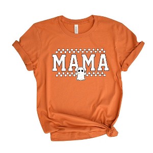 Simply Sage Market Women's Mama Ghost Checkered Short Sleeve Graphic Tee - 1 of 4
