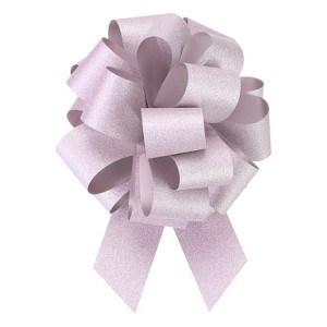 Unique Bargains Christmas Presents Bright Large Pull Bow Ribbons Glitter Gift Wrapping 10 Pcs - 1 of 4