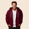Dalix Donut Embroidered Hoodie Fleece Sweatshirt Zip Front Mens - 4 of 4