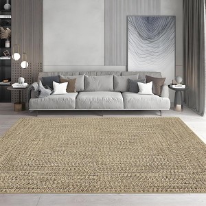 Acekool 5x7 Washable Braided Rug – Thin Non-Slip Floor Mat for Kitchen, Bedroom & Living Room - 1 of 4