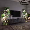 Vynxaria 8-Layer Plant Stand with Grow Lights: S-Shaped Indoor Shelf, Full-Spectrum Timed Lights for Plants & Display - 3 of 4