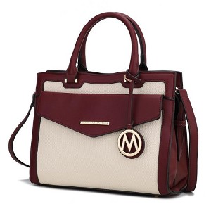 MKF Collection Alyssa Multi-Compartment Satchel Women’s Bag by Mia K - 1 of 4
