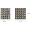 Silicone Cake Mold 25 Grid Fudge Hard Candy Silicone Biscuit Mold(Donuts) - 3 of 4