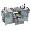 VYNXARIA 66.5" Outdoor Kitchen Island: Solid Wood Grill Cart for Big Green Egg & More - 4 of 4