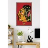 Trends International NHL Chicago Blackhawks - Logo 25 Framed Wall Poster Prints - 2 of 4
